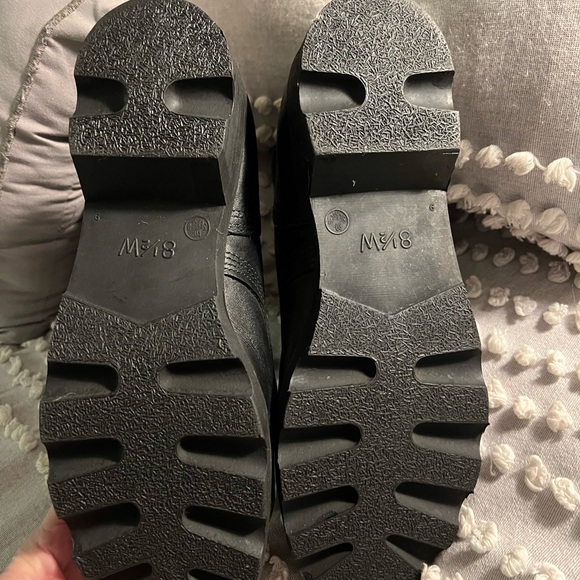 Men’s, Black military style boot, lace up, size 8 1/2 - Picture 3 of 4